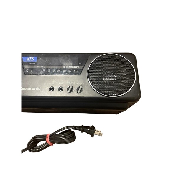 Tested & Working PANASONIC RC-X210 AM/FM STEREO BOOMBOX RADIO ALARM CLOCK - Picture 3 of 11